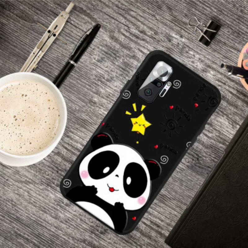 Cover Xiaomi Redmi Note 10 Pro Panda Stjerne