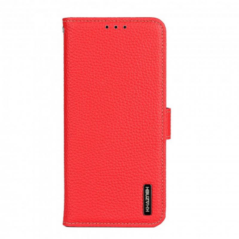 Flip Cover Xiaomi Redmi Note 10 Pro Khazneh Litchi Læder