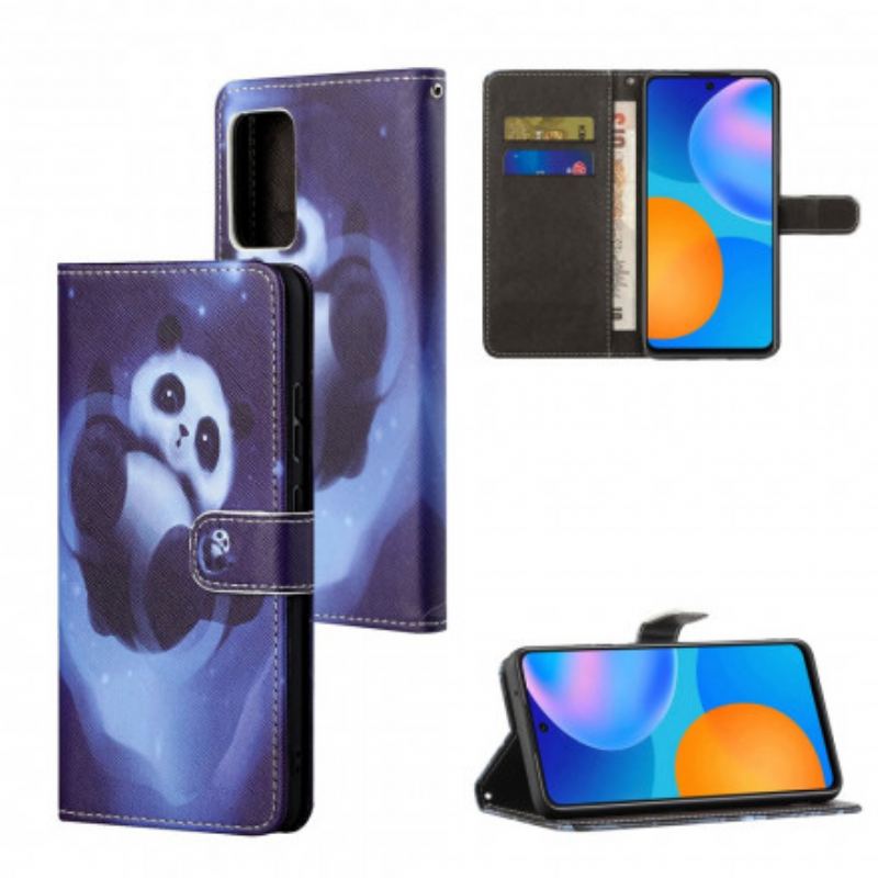 Flip Cover Xiaomi Redmi Note 10 Pro Med Snor Panda Space Med Snor