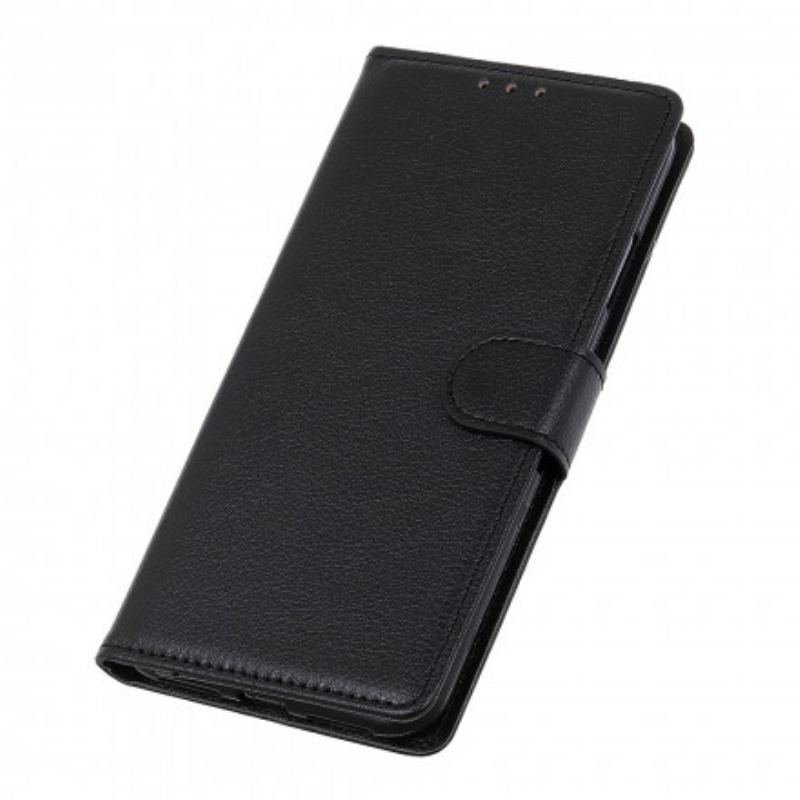 Flip Cover Xiaomi Redmi Note 10 Pro Premium Litchi-lædereffekt