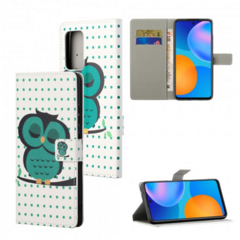 Flip Cover Xiaomi Redmi Note 10 Pro Sovende Ugle