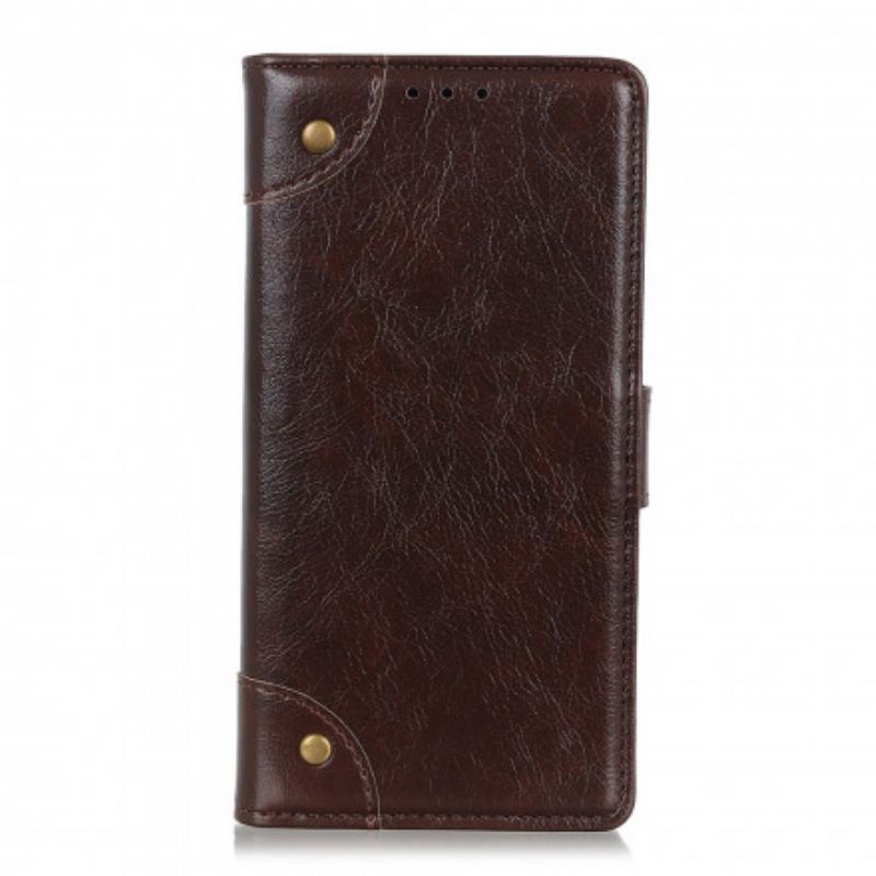 Flip Cover Xiaomi Redmi Note 10 Pro Style Nappa Læder Vintage Nitter