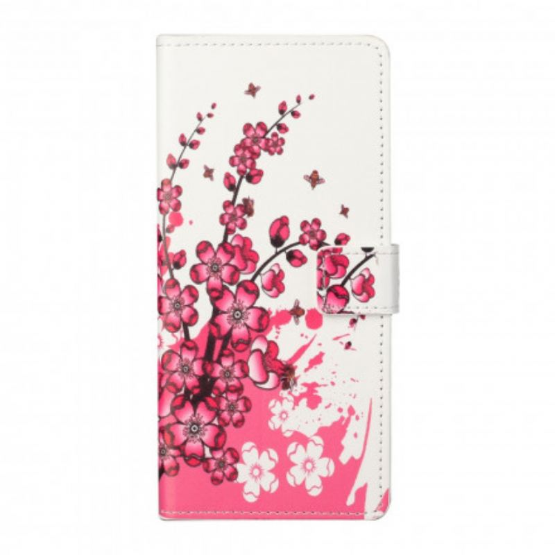 Flip Cover Xiaomi Redmi Note 10 Pro Tropiske Blomster