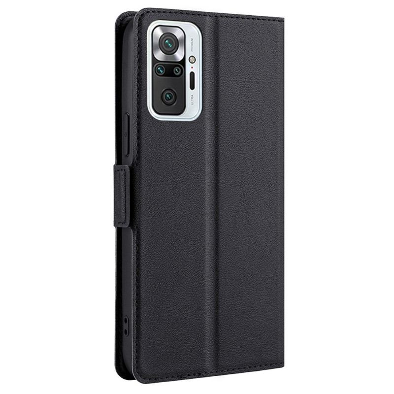 Flip Cover Xiaomi Redmi Note 10 Pro Ultra Fin Læderstil