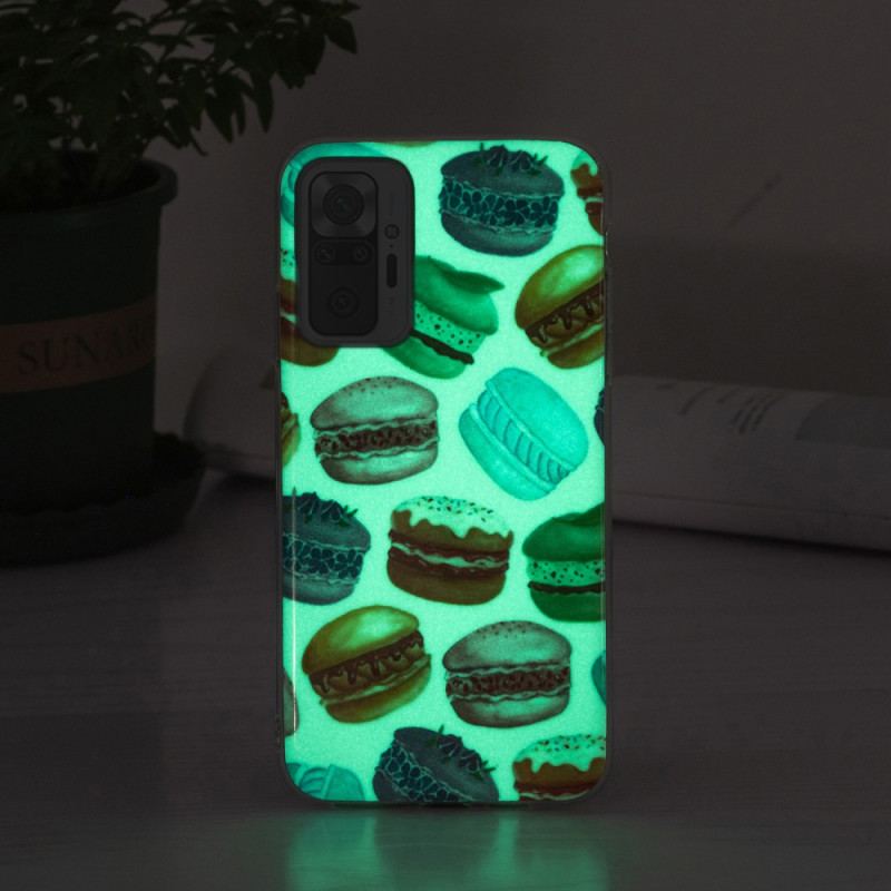 Mobilcover Xiaomi Redmi Note 10 Pro Fluorescerende Makroner