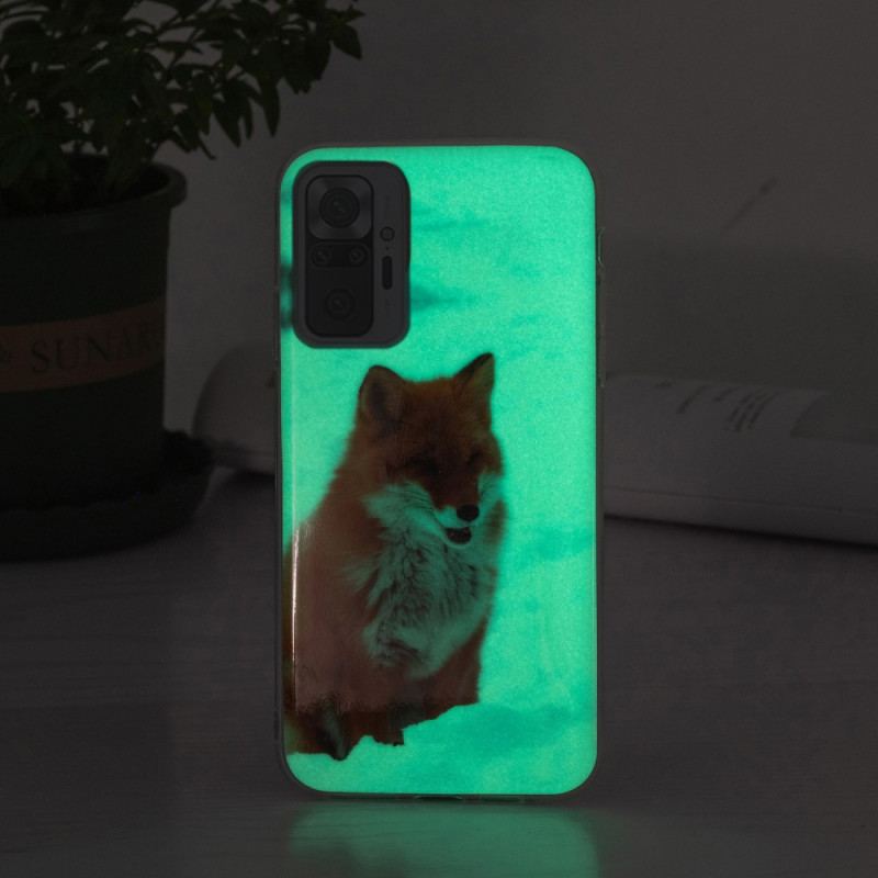 Mobilcover Xiaomi Redmi Note 10 Pro Fluorescerende Ræv