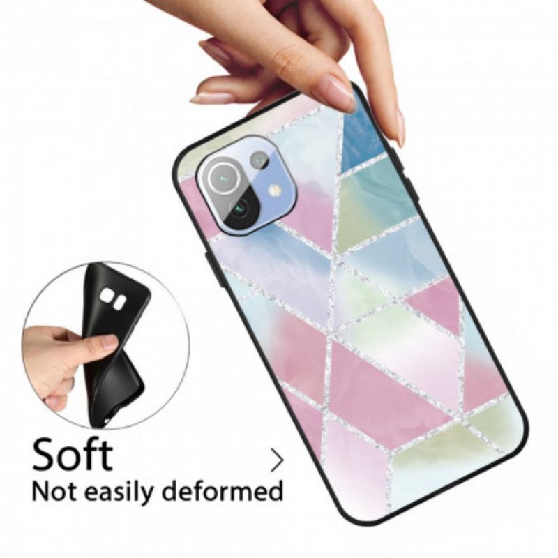 Cover Xiaomi Mi 11 Pro Glitter Marmor