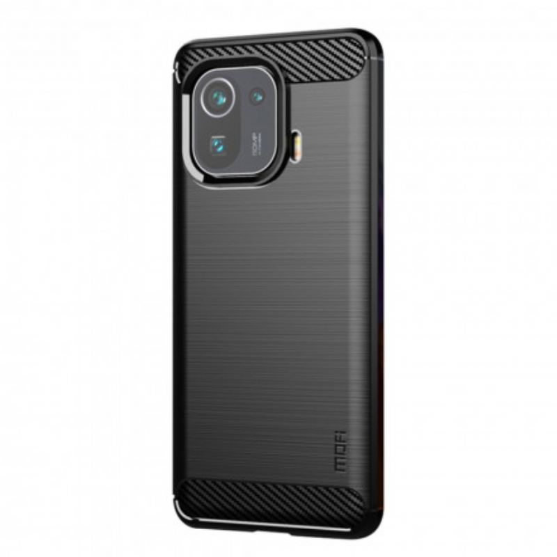 Cover Xiaomi Mi 11 Pro Mofi Børstet Kulfiber