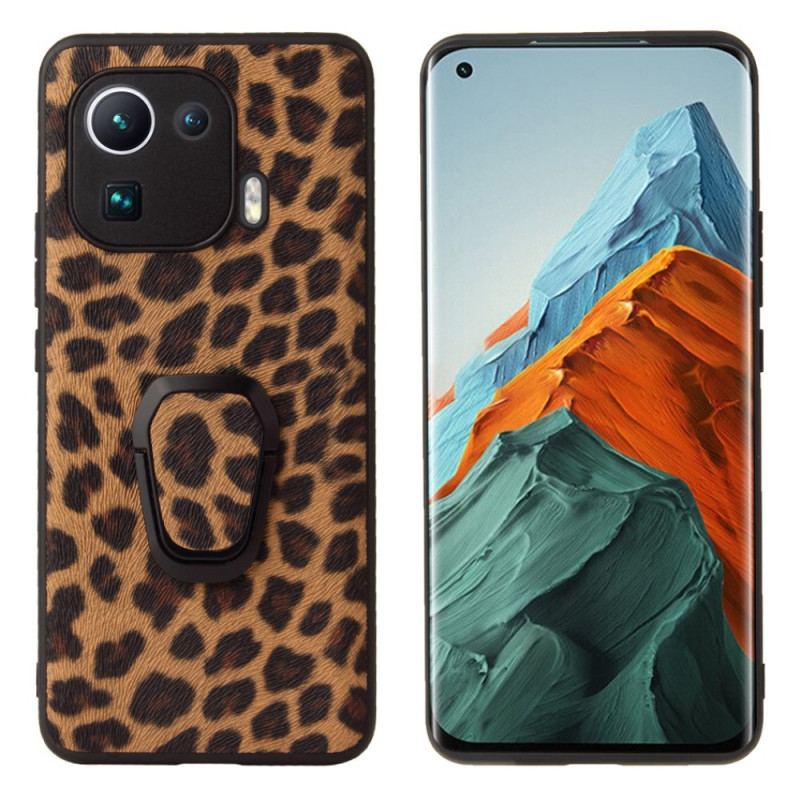 Mobilcover Xiaomi Mi 11 Pro Leopard Stil Ring-støtte