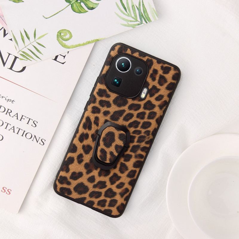 Mobilcover Xiaomi Mi 11 Pro Leopard Stil Ring-støtte