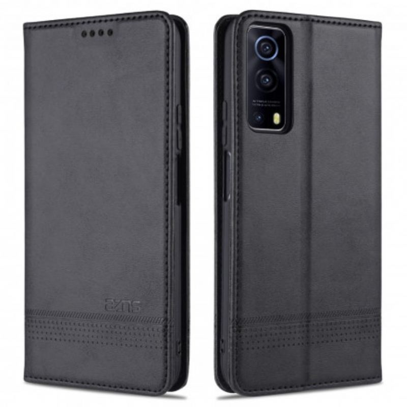 Cover Vivo Y72 5G Flip Cover Azns Læderstyling