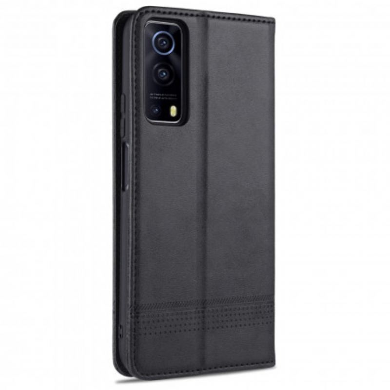 Cover Vivo Y72 5G Flip Cover Azns Læderstyling