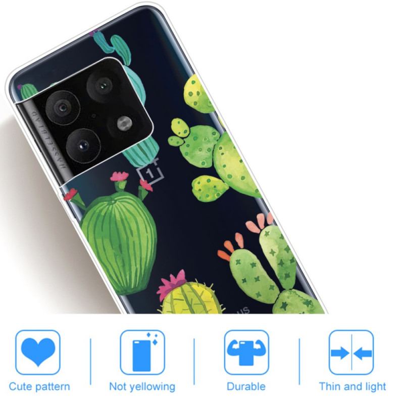 Cover OnePlus 10 Pro 5G Akvarel Kaktusser