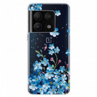 Cover OnePlus 10 Pro 5G Blå Blomster