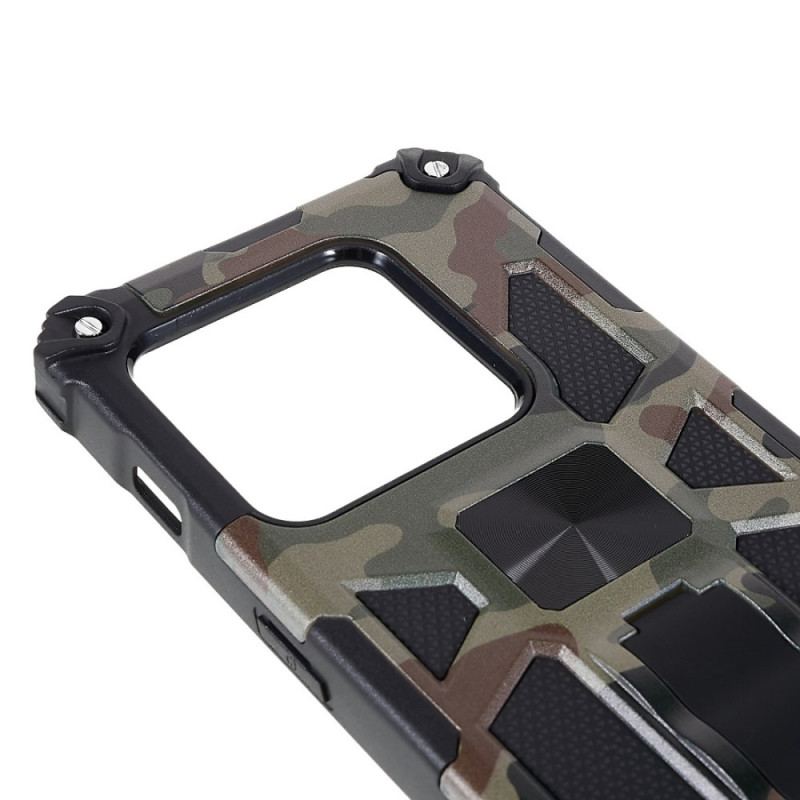 Cover OnePlus 10 Pro 5G Camouflage Aftagelig Støtte