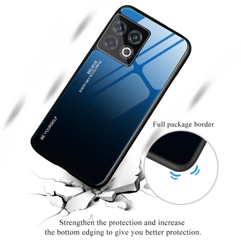 Cover OnePlus 10 Pro 5G Hærdet Glas Vær Dig Selv