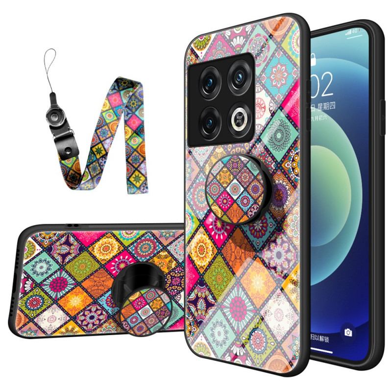 Cover OnePlus 10 Pro 5G Patchwork Magnetisk Holder