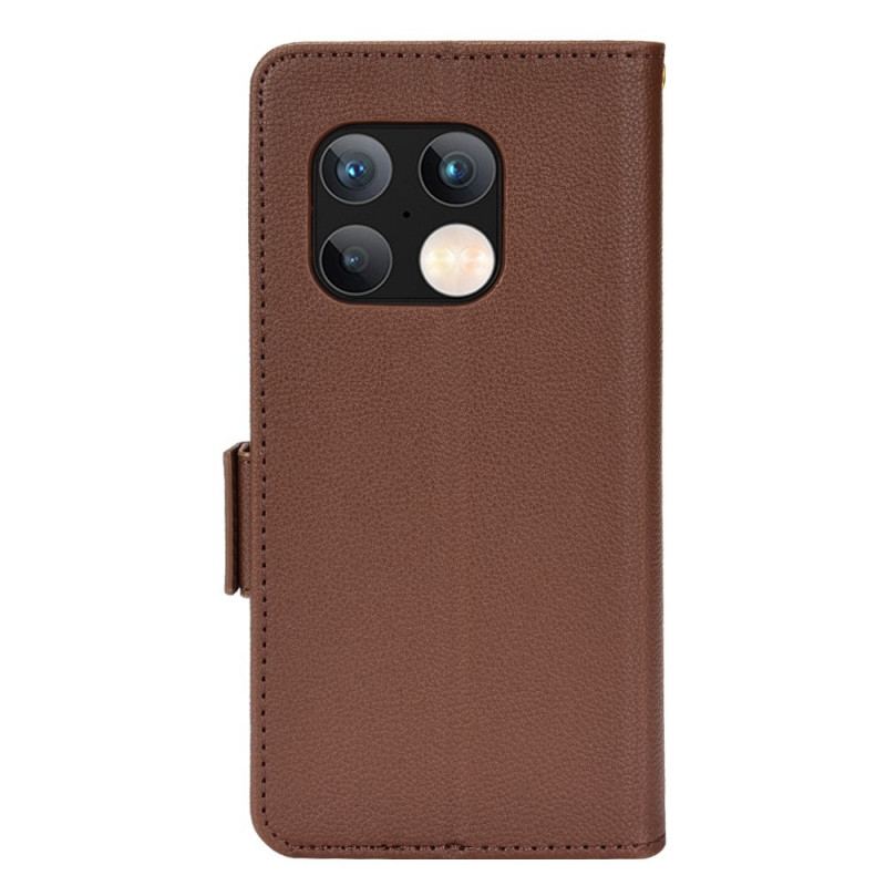 Flip Cover OnePlus 10 Pro 5G Læder Cover Flap Dobbelt Litchi Nye Farver