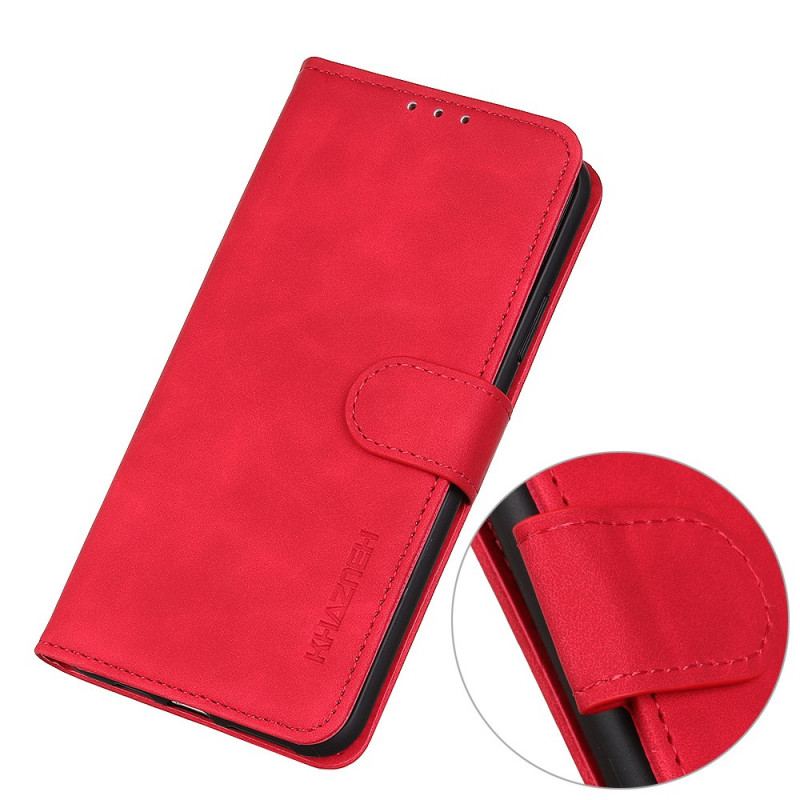 Flip Cover OnePlus 10 Pro 5G Mat Vintage Lædereffekt Khazneh