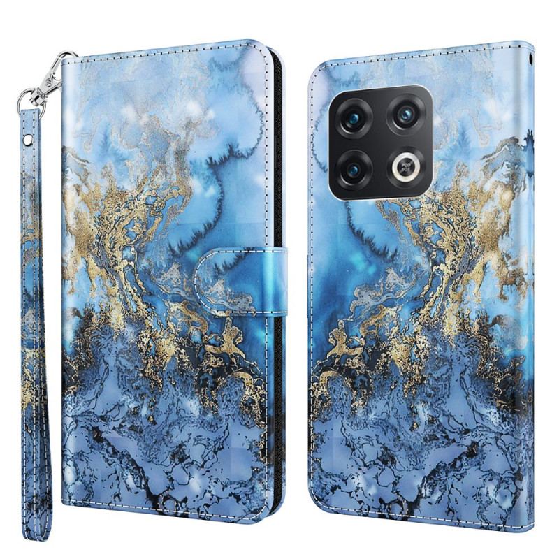 Flip Cover OnePlus 10 Pro 5G Med Snor Rem Art