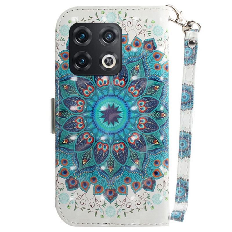 Flip Cover OnePlus 10 Pro 5G Med Snor Strappy Mandala