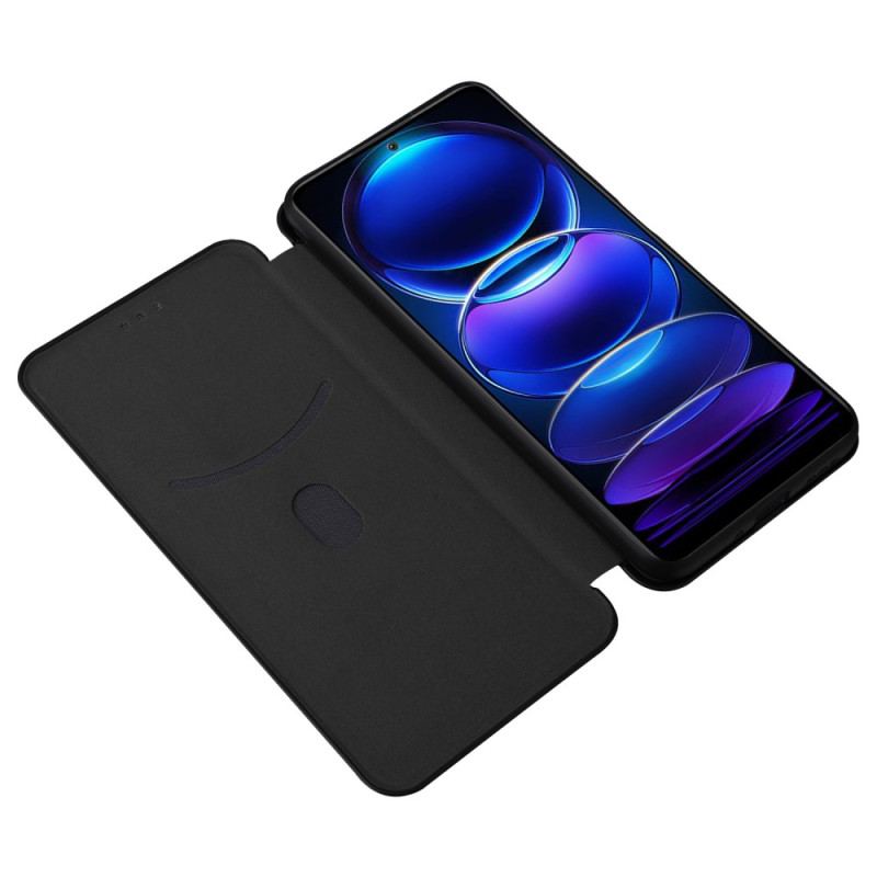 Cover Poco X5 5G Flip Cover Kulfiber