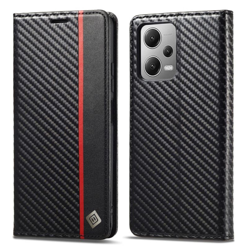 Cover Poco X5 5G Flip Cover Kulfiber Lc.imeeke