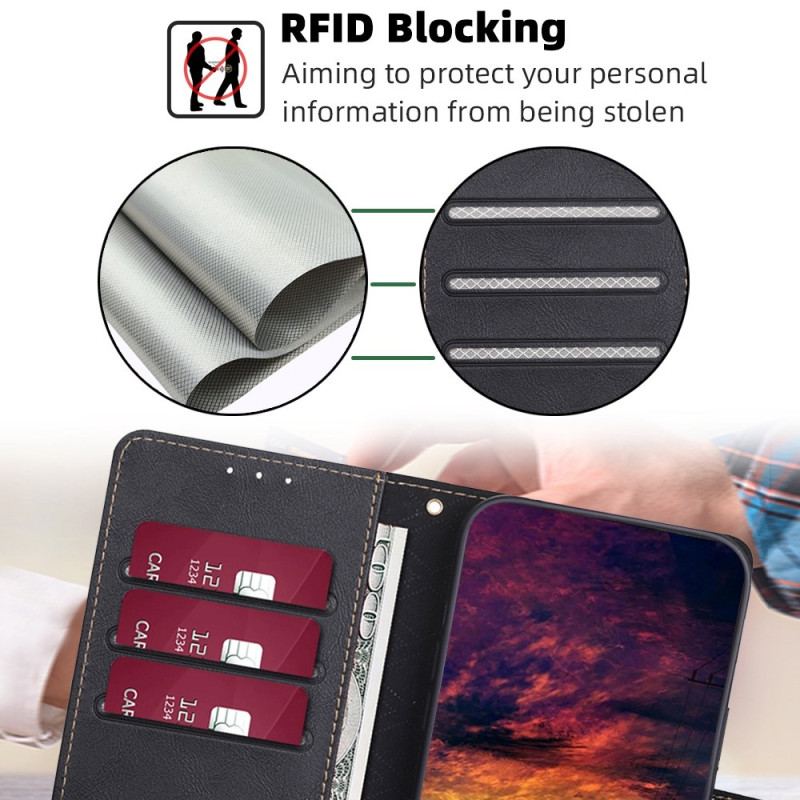 Flip Cover Poco X5 5G Klassisk Rfid