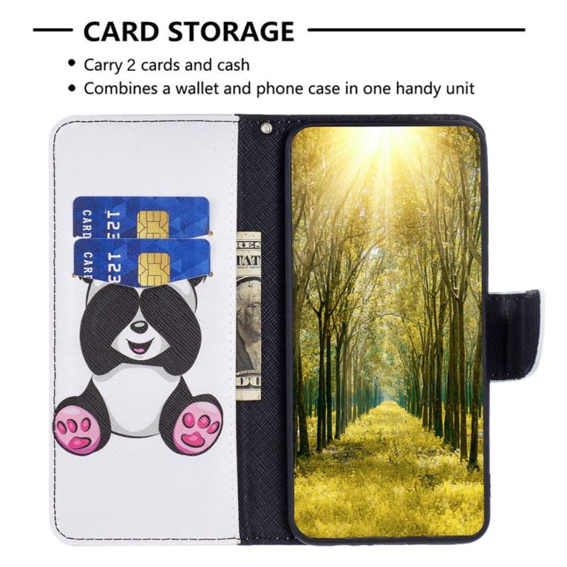 Flip Cover Poco X5 5G Min Panda