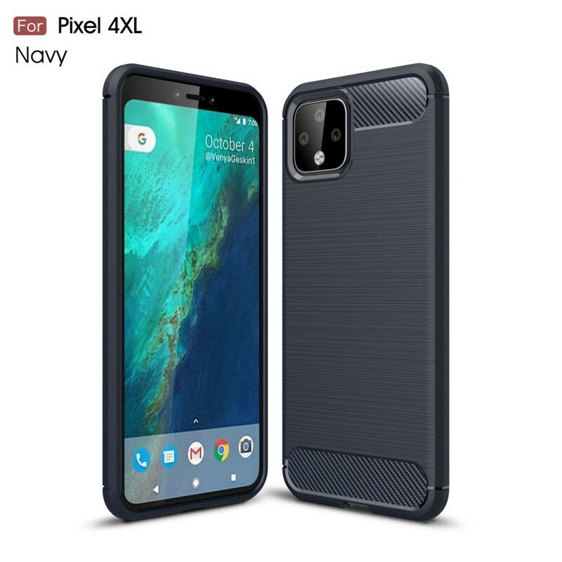 Cover Google Pixel 4 XL Børstet Kulfiber