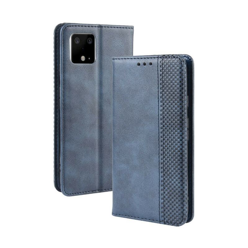 Cover Google Pixel 4 XL Flip Cover Stiliseret Vintage Lædereffekt