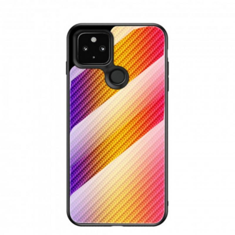 Cover Google Pixel 4A 5G Kulfiber Hærdet Glas