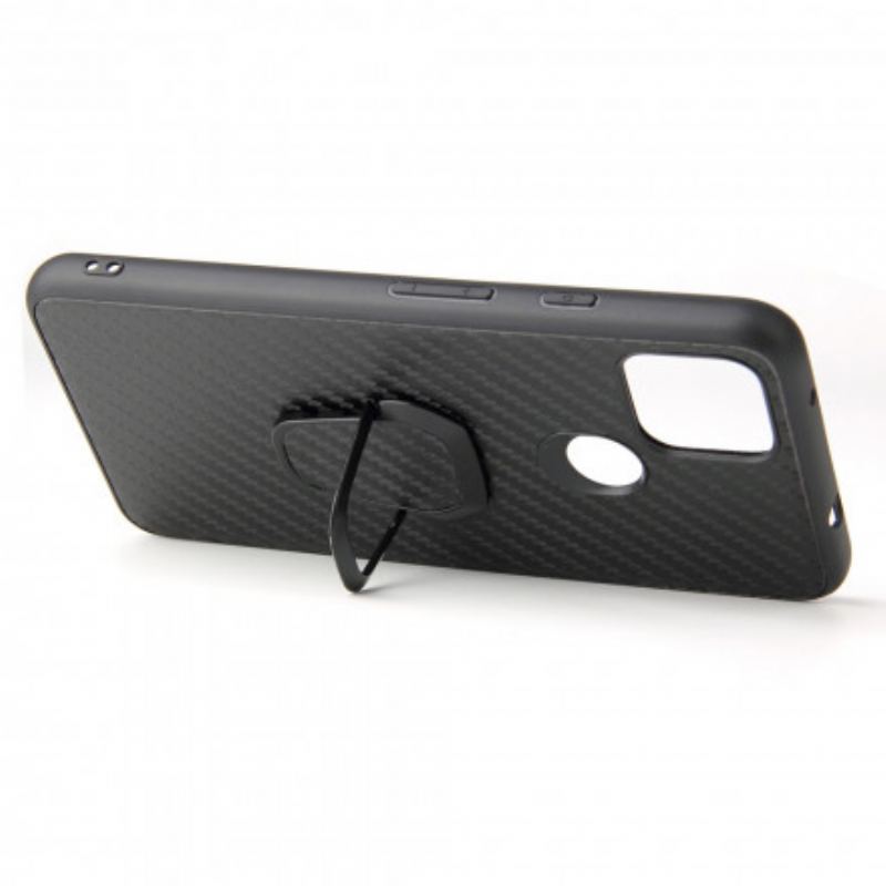 Mobilcover Google Pixel 4A 5G Carbon Fiber Ring-support