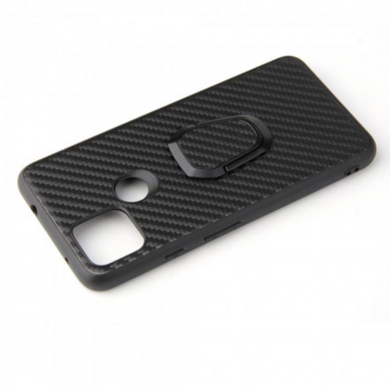 Mobilcover Google Pixel 4A 5G Carbon Fiber Ring-support