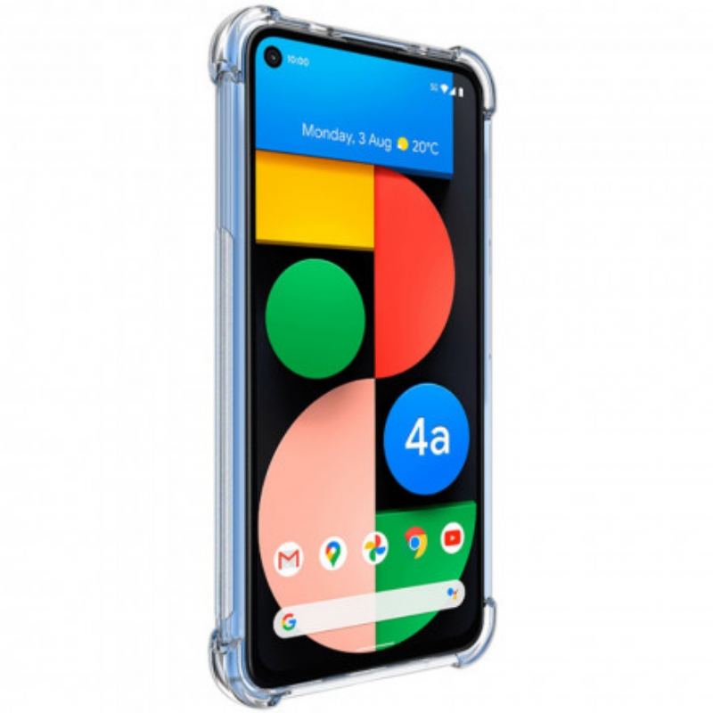 Mobilcover Google Pixel 4A 5G Gennemsigtig Silkeblød Imak