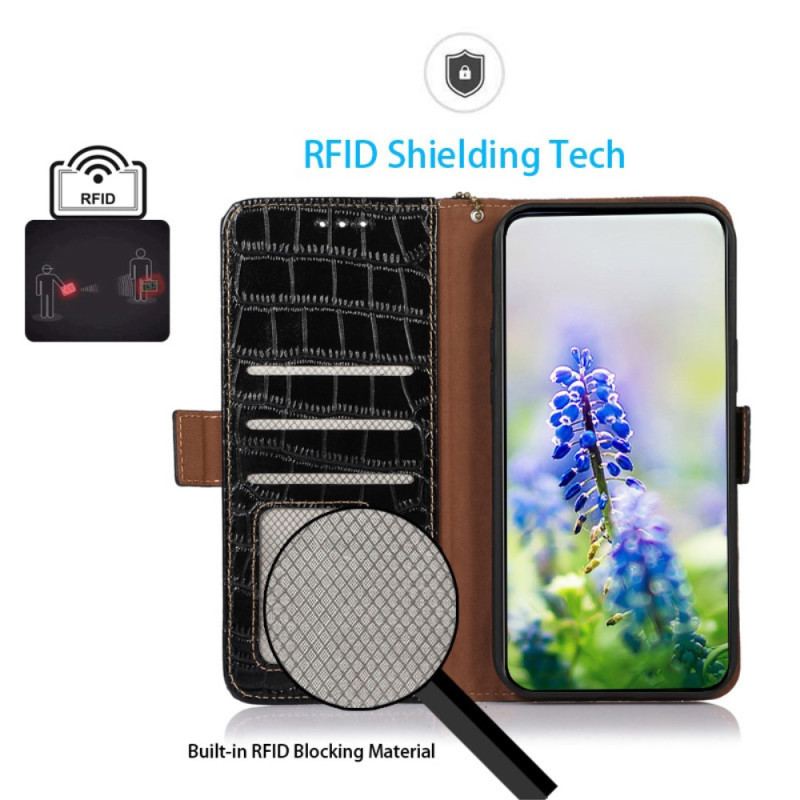 Flip Cover Xiaomi 13 Lite Crocodile Style Rfid