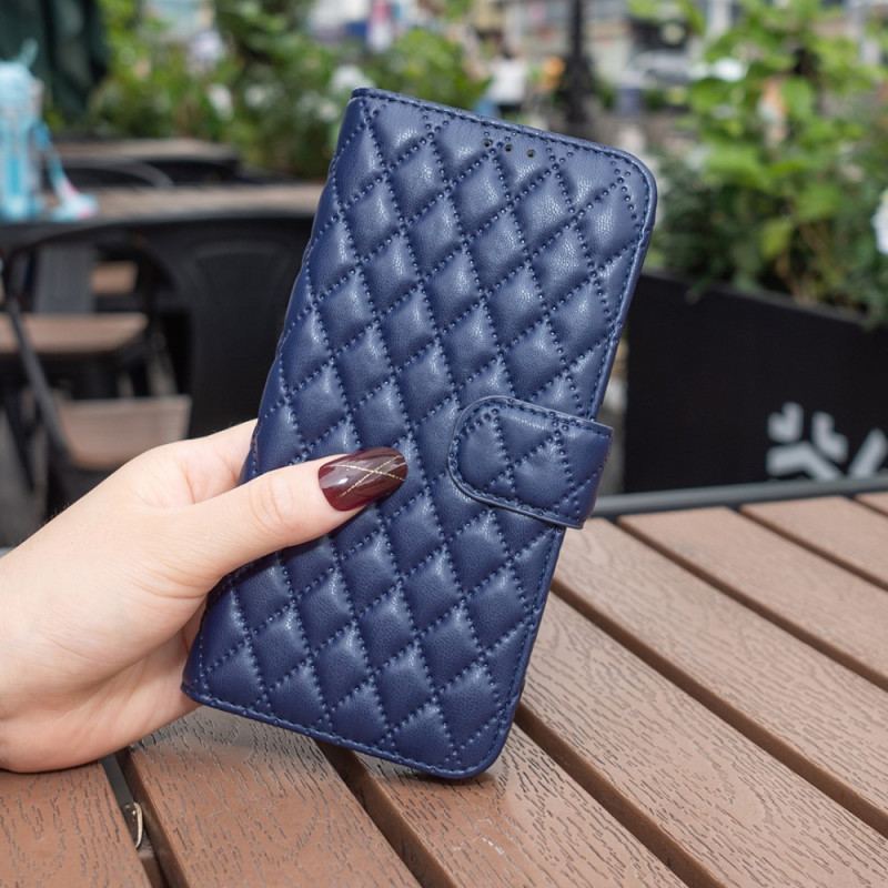 Flip Cover Xiaomi 13 Lite Klassisk Quiltet