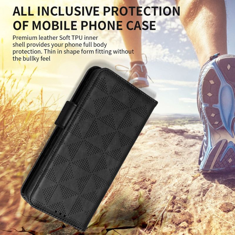 Flip Cover Xiaomi 13 Lite Trekanter Med Snor