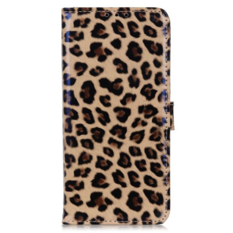 Læder Cover Xiaomi 13 Lite Leopard