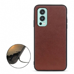 Cover OnePlus Nord 2 5G Ægte Litchi Læder