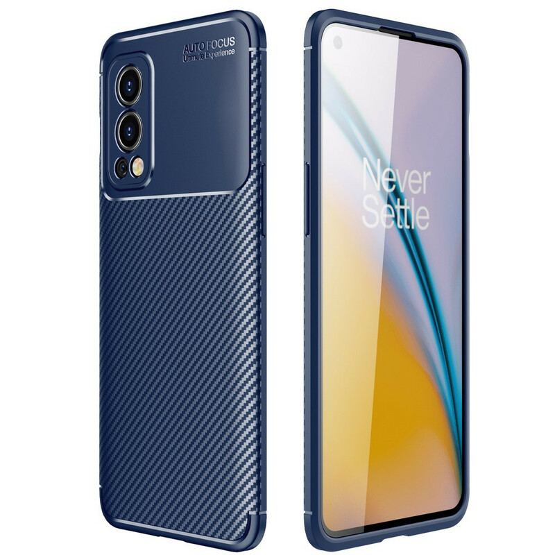 Cover OnePlus Nord 2 5G Fleksibel Kulfibertekstur