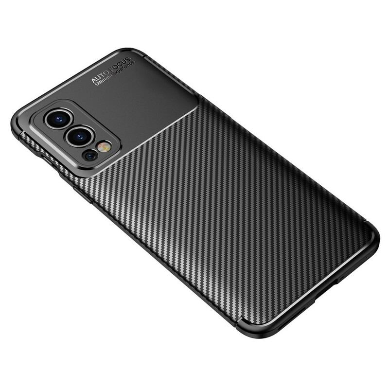 Cover OnePlus Nord 2 5G Fleksibel Kulfibertekstur