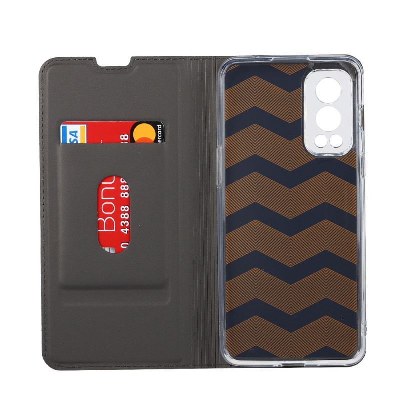 Cover OnePlus Nord 2 5G Flip Cover Magnetisk Lås