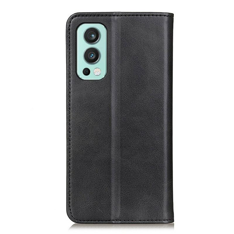 Cover OnePlus Nord 2 5G Flip Cover Mat Split Læder