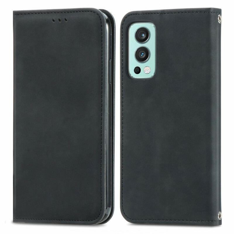 Cover OnePlus Nord 2 5G Flip Cover Skin-touch Design