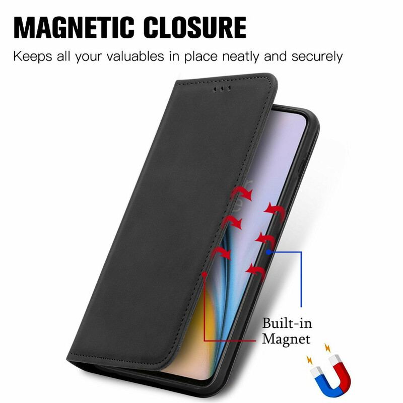 Cover OnePlus Nord 2 5G Flip Cover Skin-touch Design