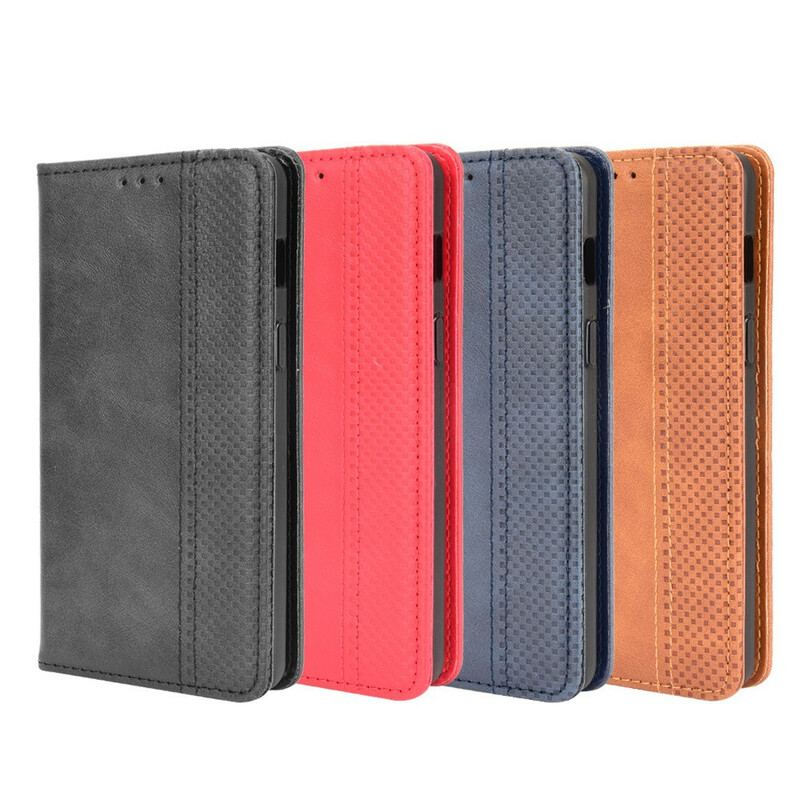 Cover OnePlus Nord 2 5G Flip Cover Stiliseret Vintage Lædereffekt