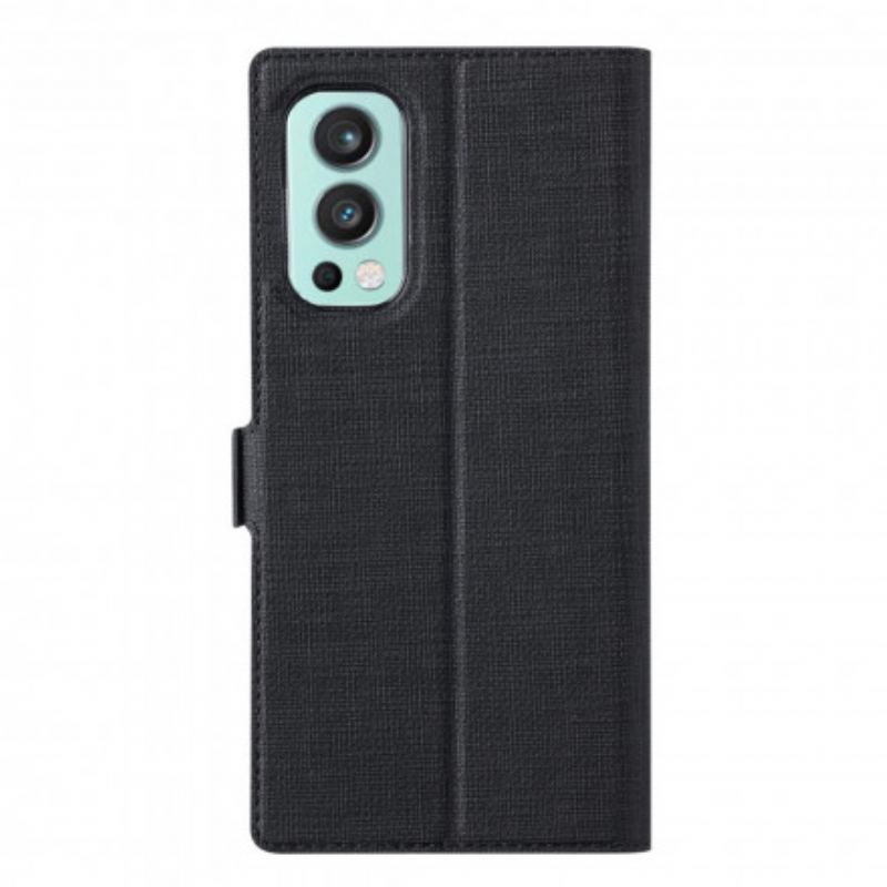 Cover OnePlus Nord 2 5G Flip Cover Tekstureret Vili Dmx