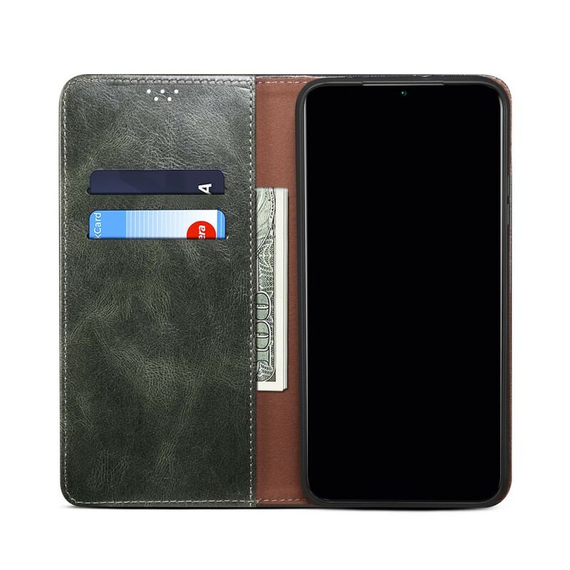 Cover OnePlus Nord 2 5G Flip Cover Voksbehandlet Kunstlæder