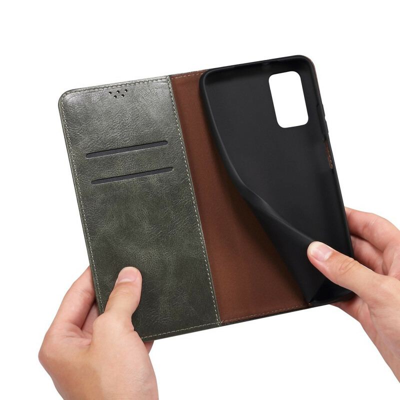 Cover OnePlus Nord 2 5G Flip Cover Voksbehandlet Kunstlæder